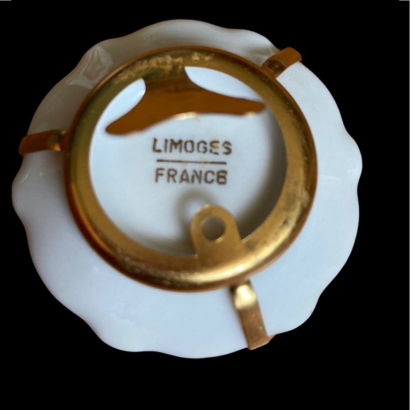 Limoge France miniature plate with stand - Picture 2 of 8